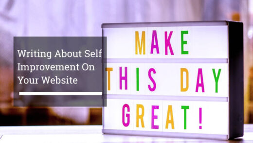 Writing About Self Improvement On Your Website