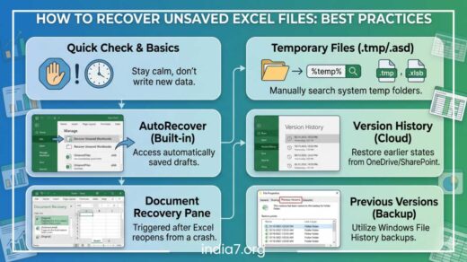 Best Ways to Recover Unsaved Excel Files